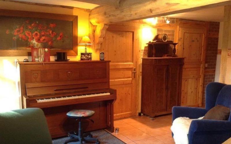 Altes Landhaus Oste, Klavier Appartement, 2 Zimmer Mit Kamin Hemmoor Buitenkant foto