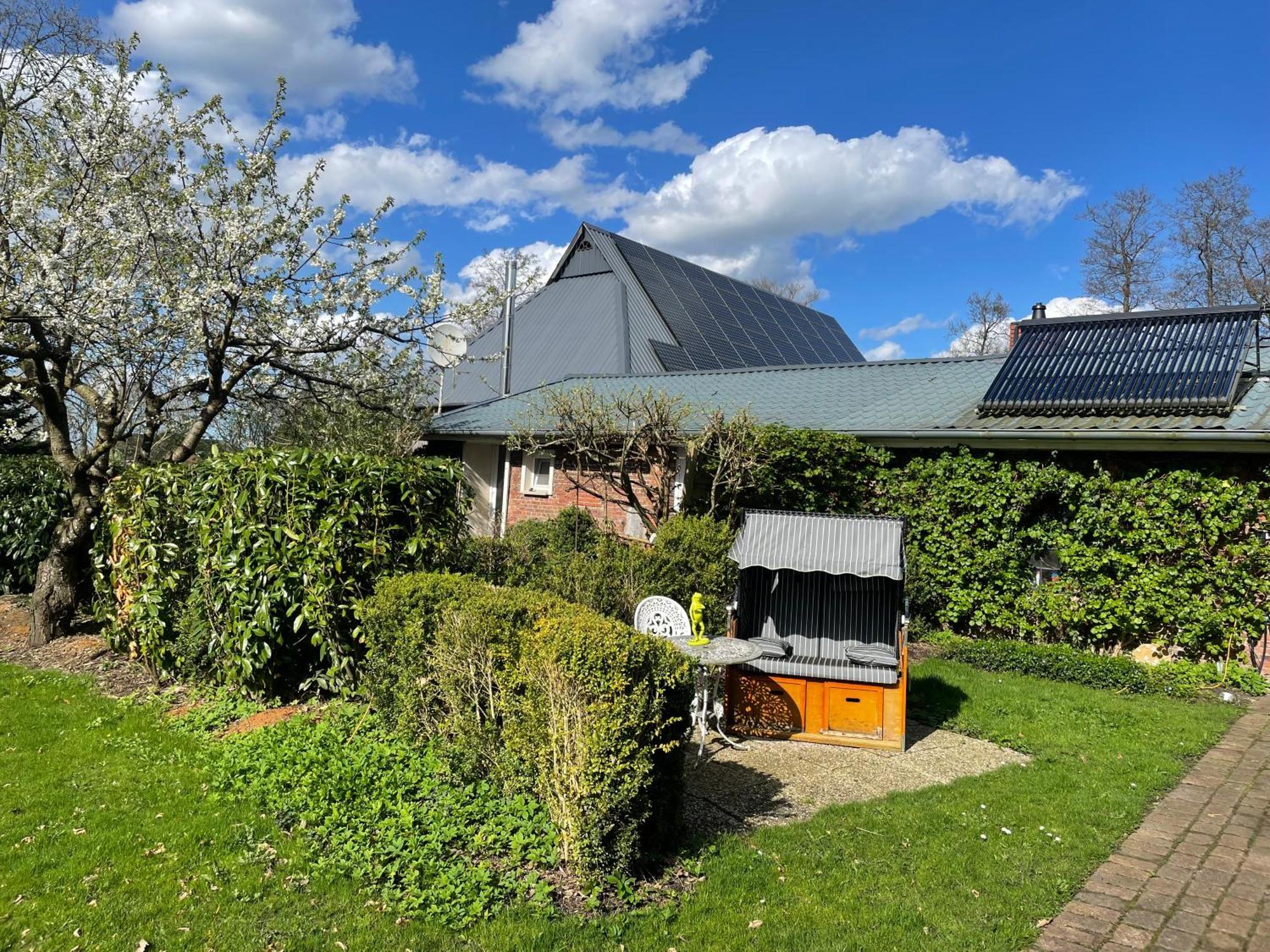 Altes Landhaus Oste, Klavier Appartement, 2 Zimmer Mit Kamin Hemmoor Buitenkant foto