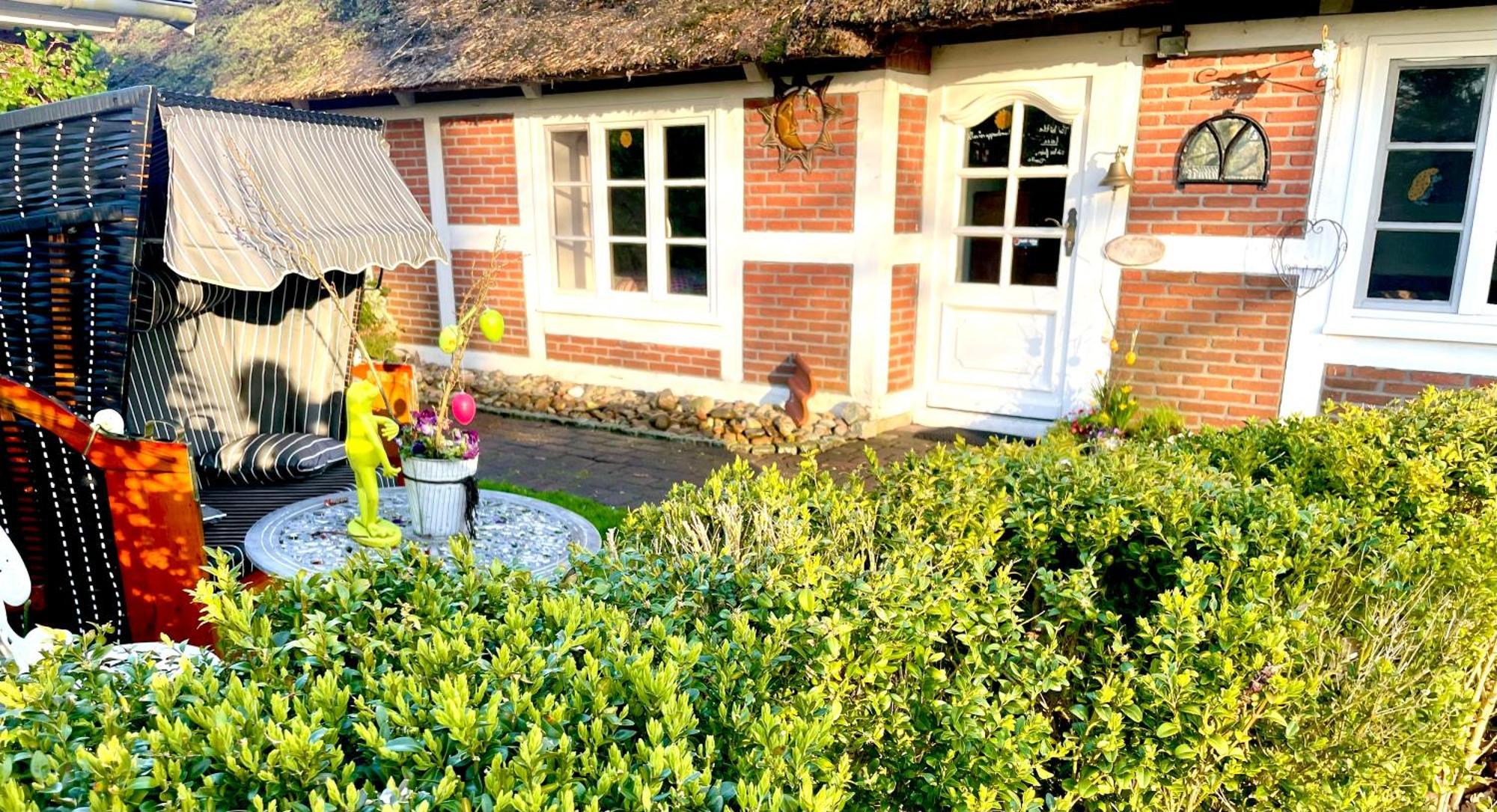 Altes Landhaus Oste, Klavier Appartement, 2 Zimmer Mit Kamin Hemmoor Buitenkant foto